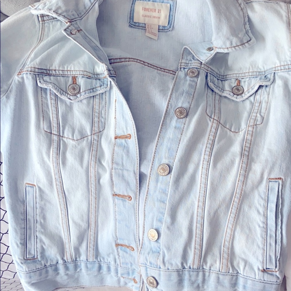 forever 21 jean jacket